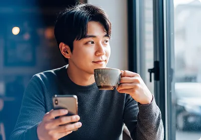 AI Generated Rm Gen Z Male Cafe Rai 66 Gem 1